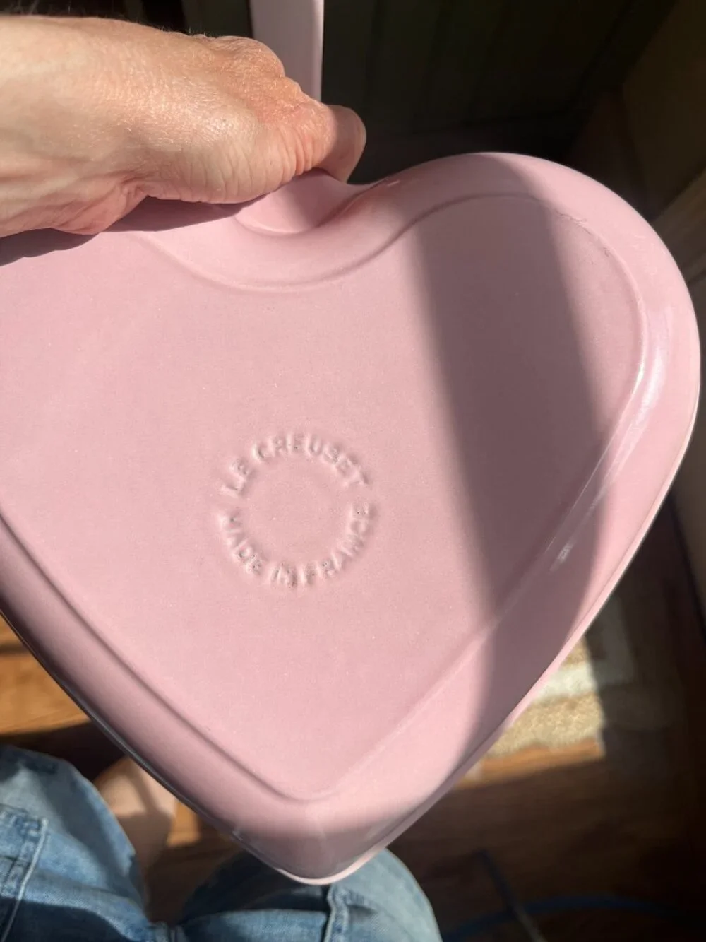 Le Creuset Enameled Cast Iron Heart Skillet Fry Pan